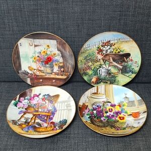 VINTAGE 1990-1991 Flower from Gradma's Garden Series By Glenna Kunz